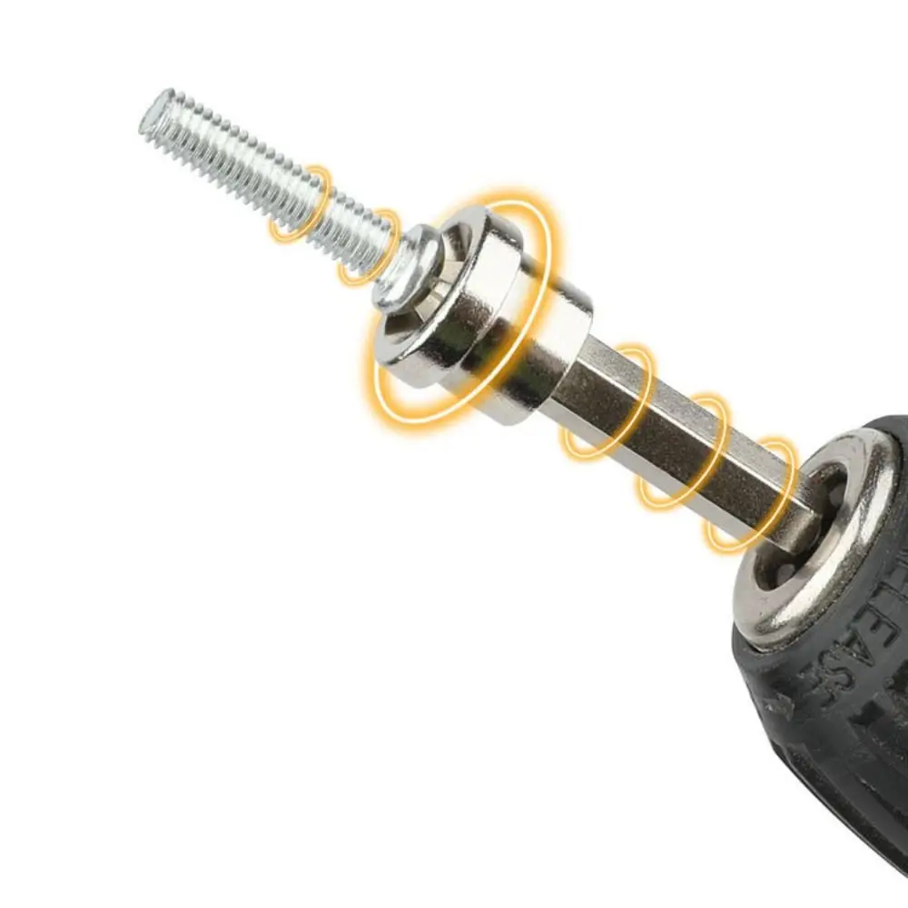 

10pcs/set Magnetic Positioning Screwdriver Bits Hex Shank 25/50mm Locating Batch Head No Slipping Alloy Steel Drill Bit