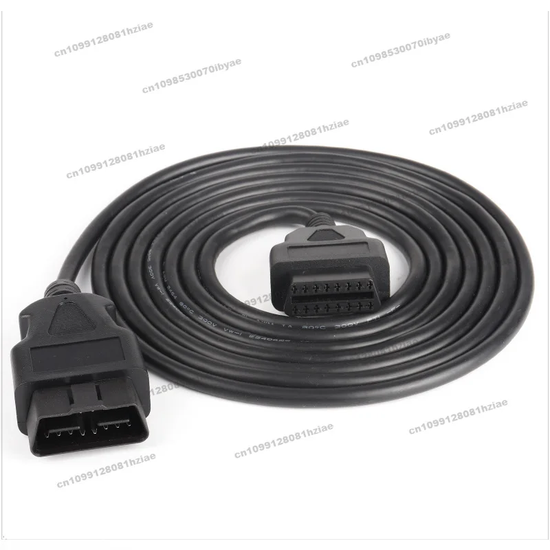 Applicable To Car Truck OBD Extension Cable Male-to-female 16-core Powered OBD2 Car Fault Diagnosis Instrument Cable Vehicle