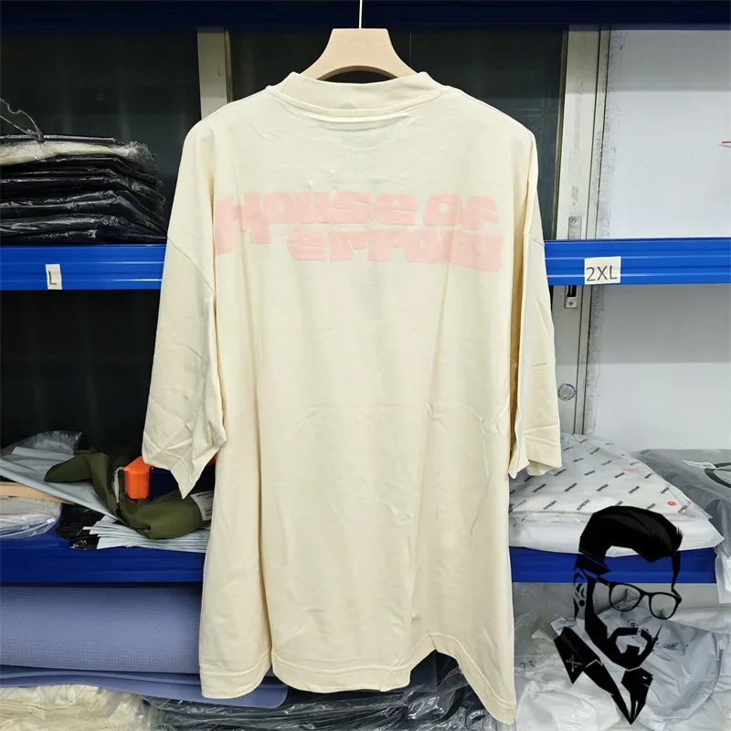 high-quality pure cotton House of errors men's T-shirt loose casual oversized T-shirt