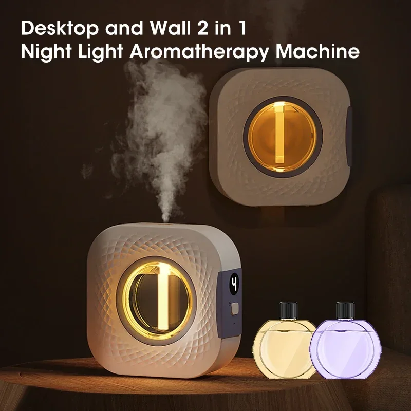 2024 New Diffuser Aromatherapy Machine USB Smart Air Purifier with Display for Kitchen Toilet Bathroom Car  Air Deodorization