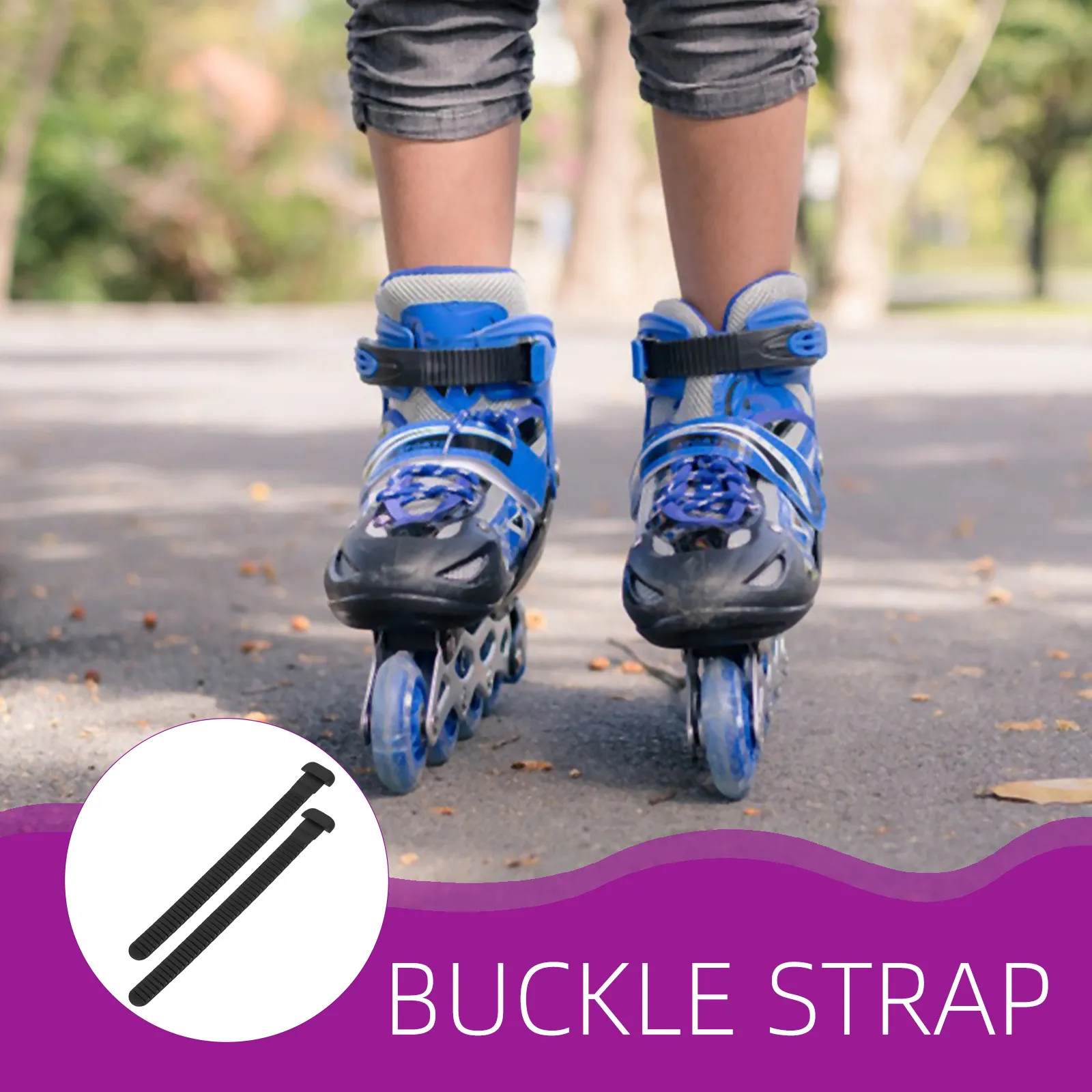 8Pcs Ski Board Buckle Straps Universal Inline Skate Ratchet Quick Release Ladder Strap Roller Skate Boot Cuff Fastening view 2