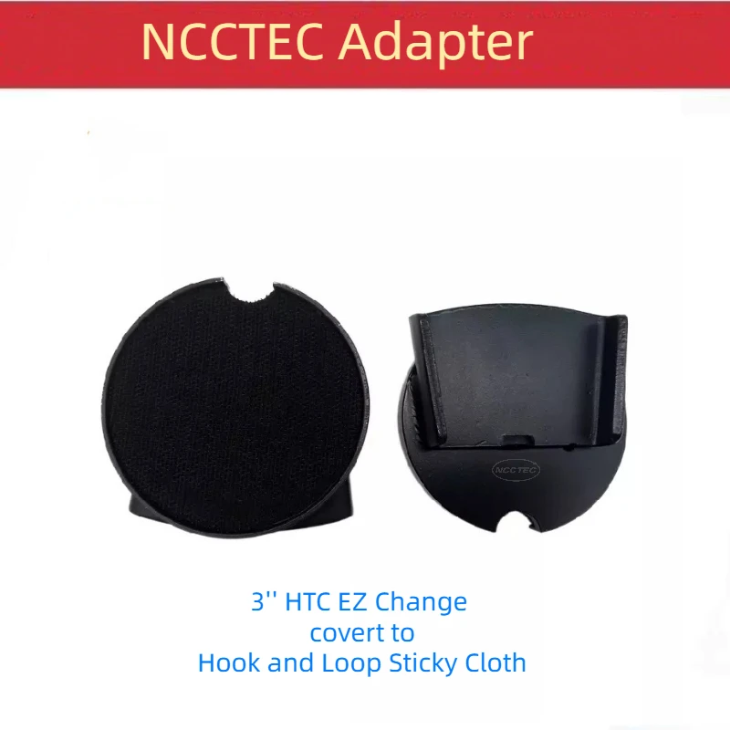 9 pcs 3'' Converter Adapter EZ Change Disc to Hook and Loop Sticky Cloth to Use Diamond Polishing Grinding Pads Backer Holder