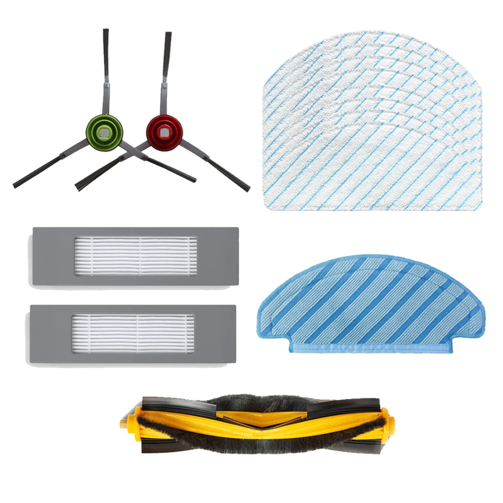 2/4/6 Máy Tính Bàn Chải Cạnh Bên Cho Ecovacs Deebot OZMO 920 950 T8 T9 Yeedi 2 Lai Robot hút Chân Không Thay Thế