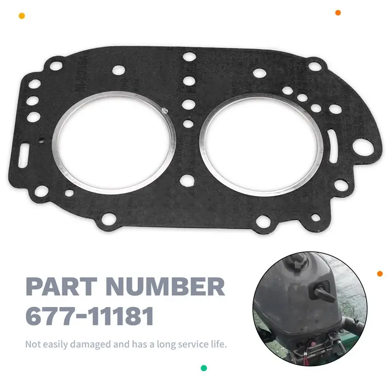 ABXN-استبدال حشية رأس الأسطوانة لـ 6 8 HP 6B 8B 2 السكتة الدماغية Outboard Mariner 677-11181 677-11181-00 677-11181 #4