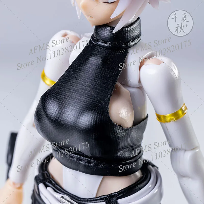 1/12 Scale Collectible Figure Black Rock Warrior Big Cloak Belt Vest Shorts 6Inch Mobile Suit Girl Soldier Action Figure Body