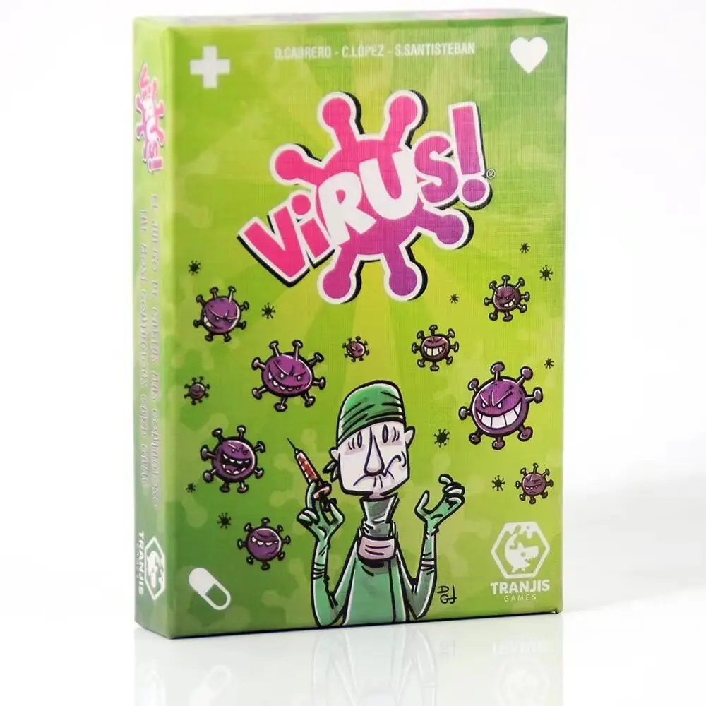 In Spanish Version In English Virus Card Game The Contagiously Virus 2 Card Correct Version Party Game For Fun Family Games