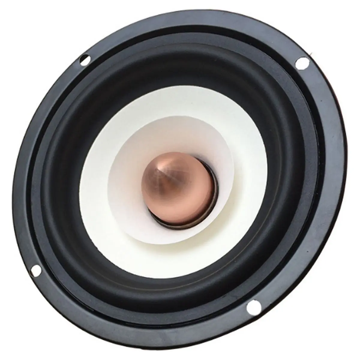 4'' Home Audio DIY Full-Range Speaker Driver Unit Rubber Suspension Shielded 8ohm 15W Home Passive Speaker Accessories
