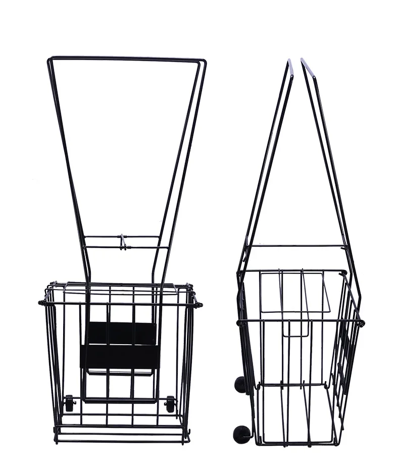 

Sports Accessories Movable Folding Multi Function Tennis Ball Basket Portable Tennis Ball Hopper for Tennis Ball Picking