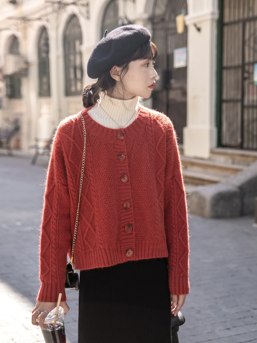 Ato Red Knitted Swe…