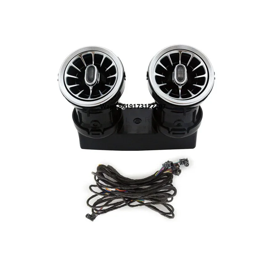 Ambient Light Kit W213 for  E-Class 2016-2022 New Illuminated Turbine Air Vent Speaker Cover
