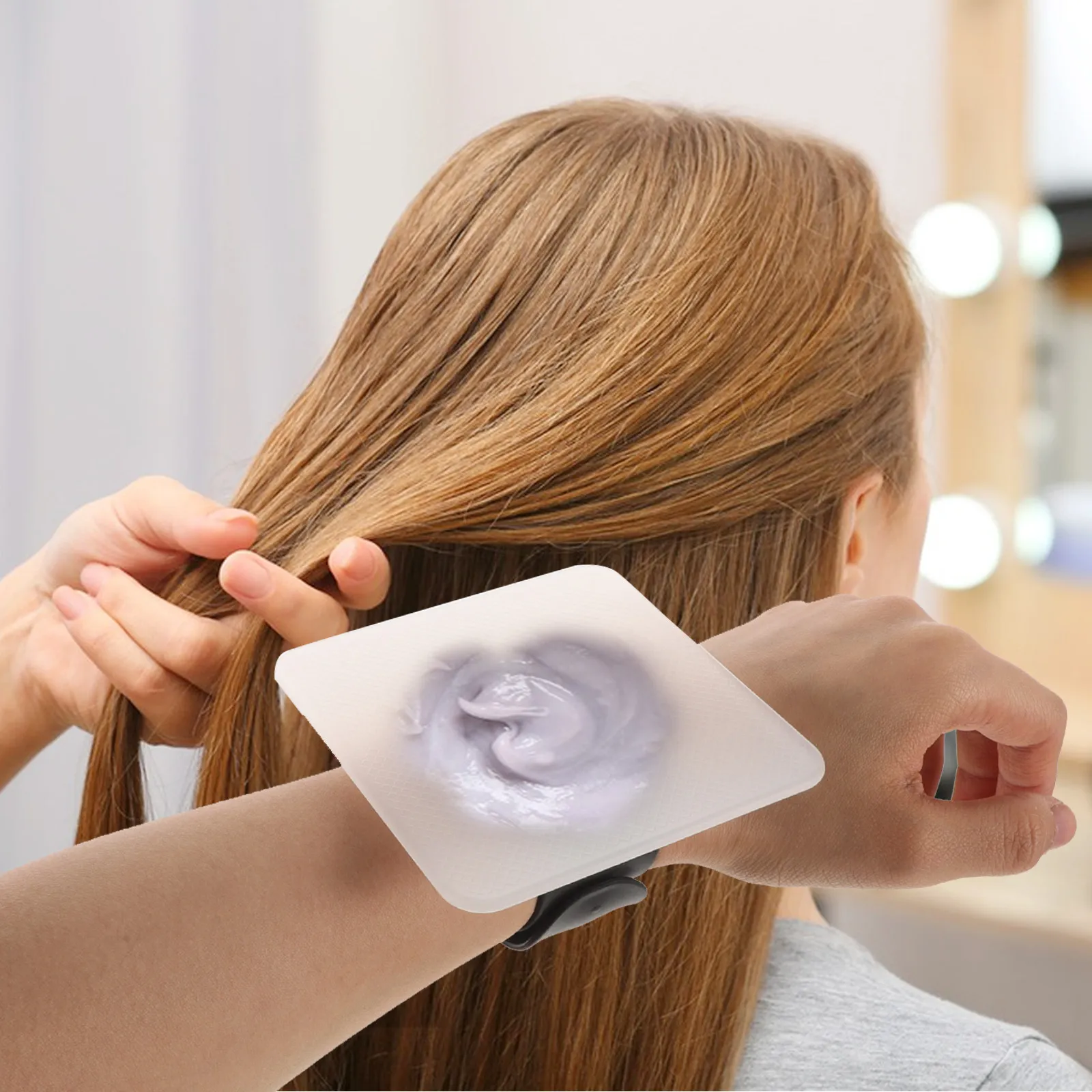 

Hair Highlighting Palette Coloring Tools Board Dye Salon Supply Hairdressing Supplies Dying Plate