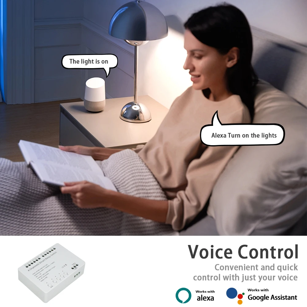 New Tuya Wifi Smart Switch AC 100~240V DC 5~24V 10A Relay Intelligent Automation Module Controller Work With Alexa Google Home