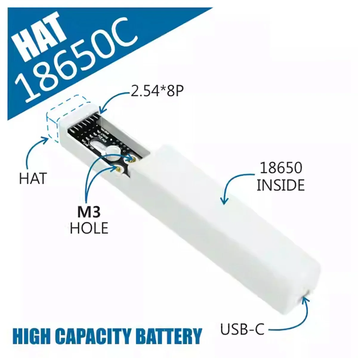 CLCU 18650C para base de bater - M5Stickc avaliação e preço