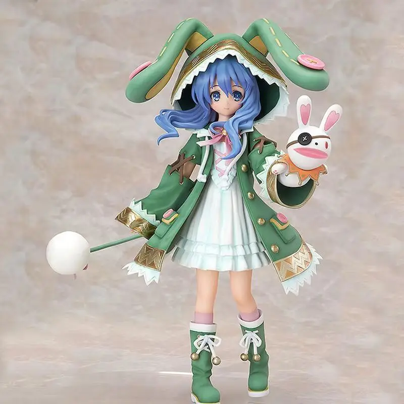 

2025 New High Quality Date A Live Anime Figure Himekawa Yoshino Model Doll Kneeling Green Rabbit Action Figure Xmas Gifts Toys
