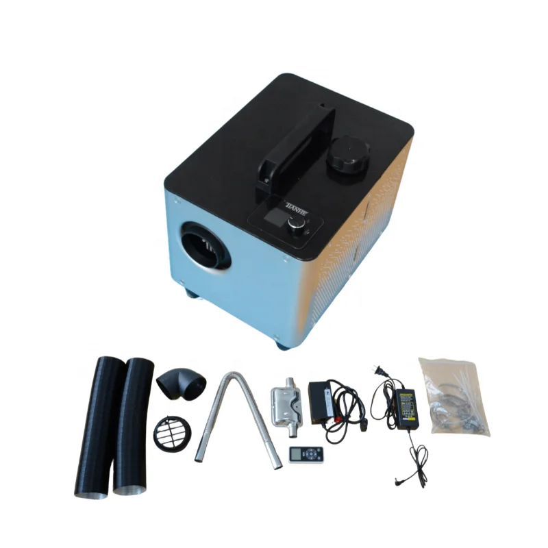 ملحقات سخان الديزل المحمول ثنائي الطاقة، سخان هواء مدمج 2KW/5KW 12V/24V مع أحدث تصميم لقارب الشاحنة RV