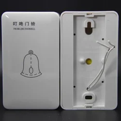 1*Doorbell Waterproof For Wired Doorbell Door Bell Ring Chime Button Transmitter Launchers Screw Durable