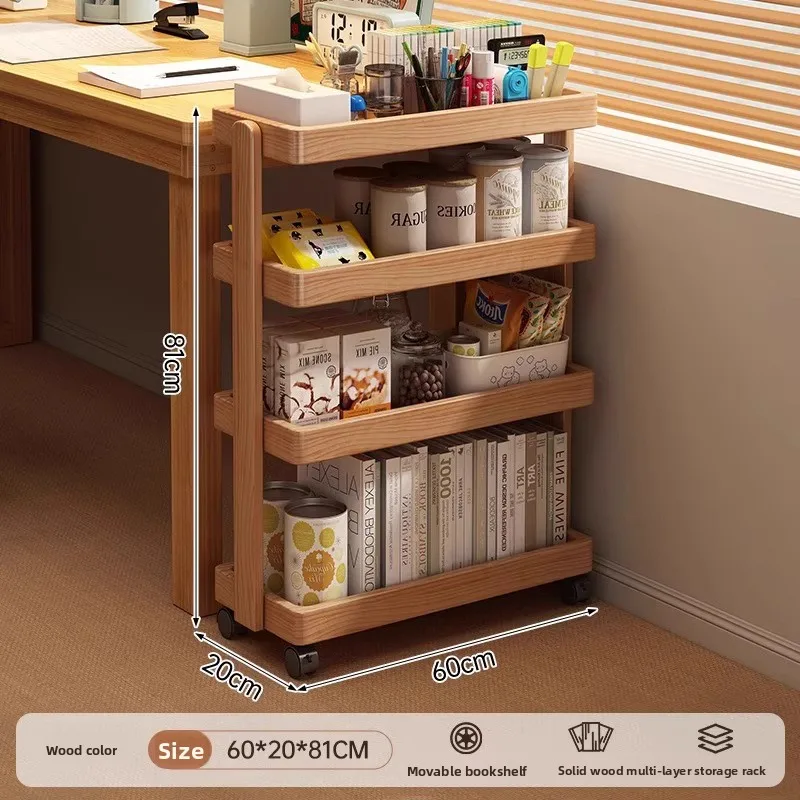 Organizador de armazenamento de estante de móveis móveis prateleira multiuso para sala de estar quarto escritório estudo rack de exibição móvel