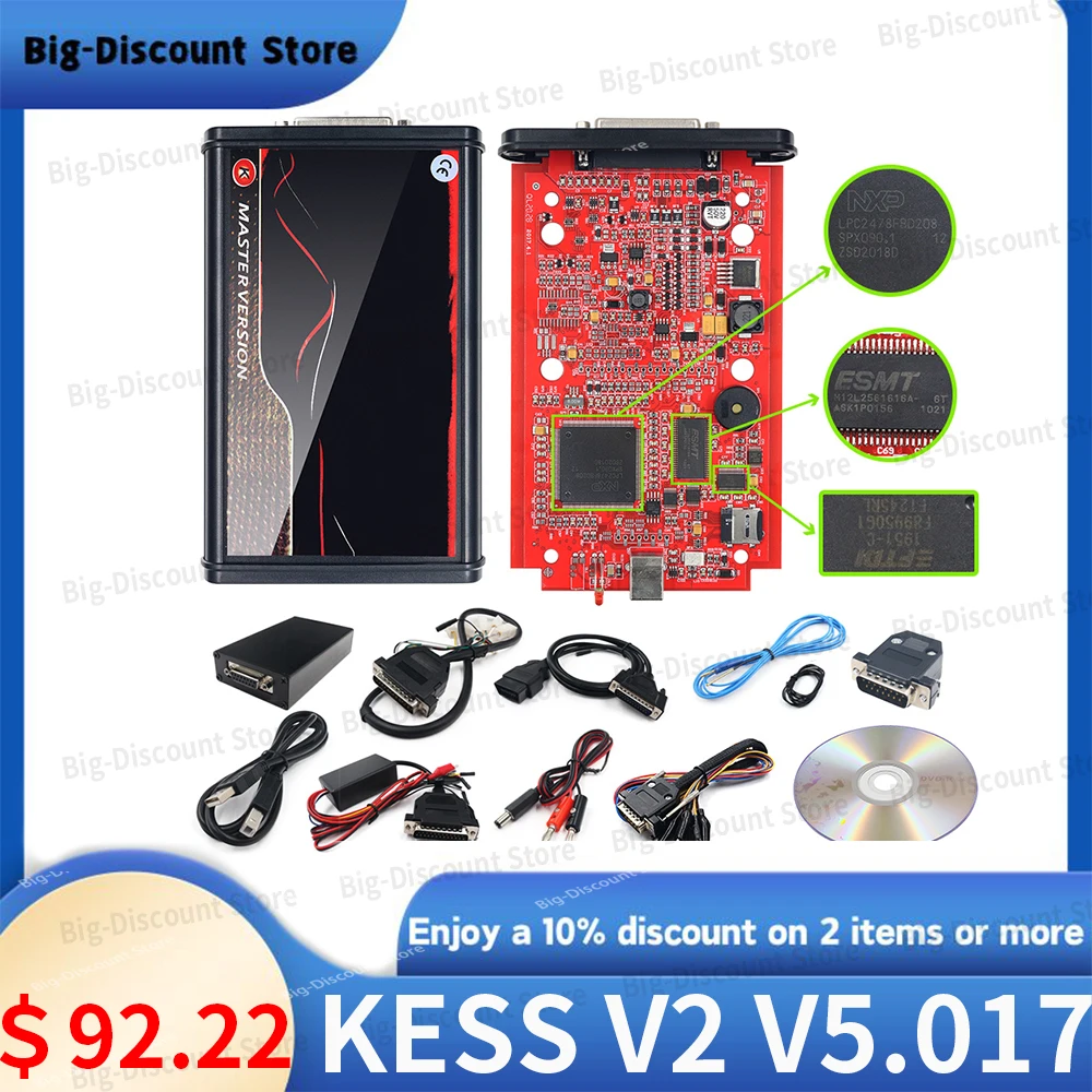 

KESS V5.017 eliminates the main version of D-T-C compatible with KSuite 2.80 Connection No Token Limited bicycles trucks car