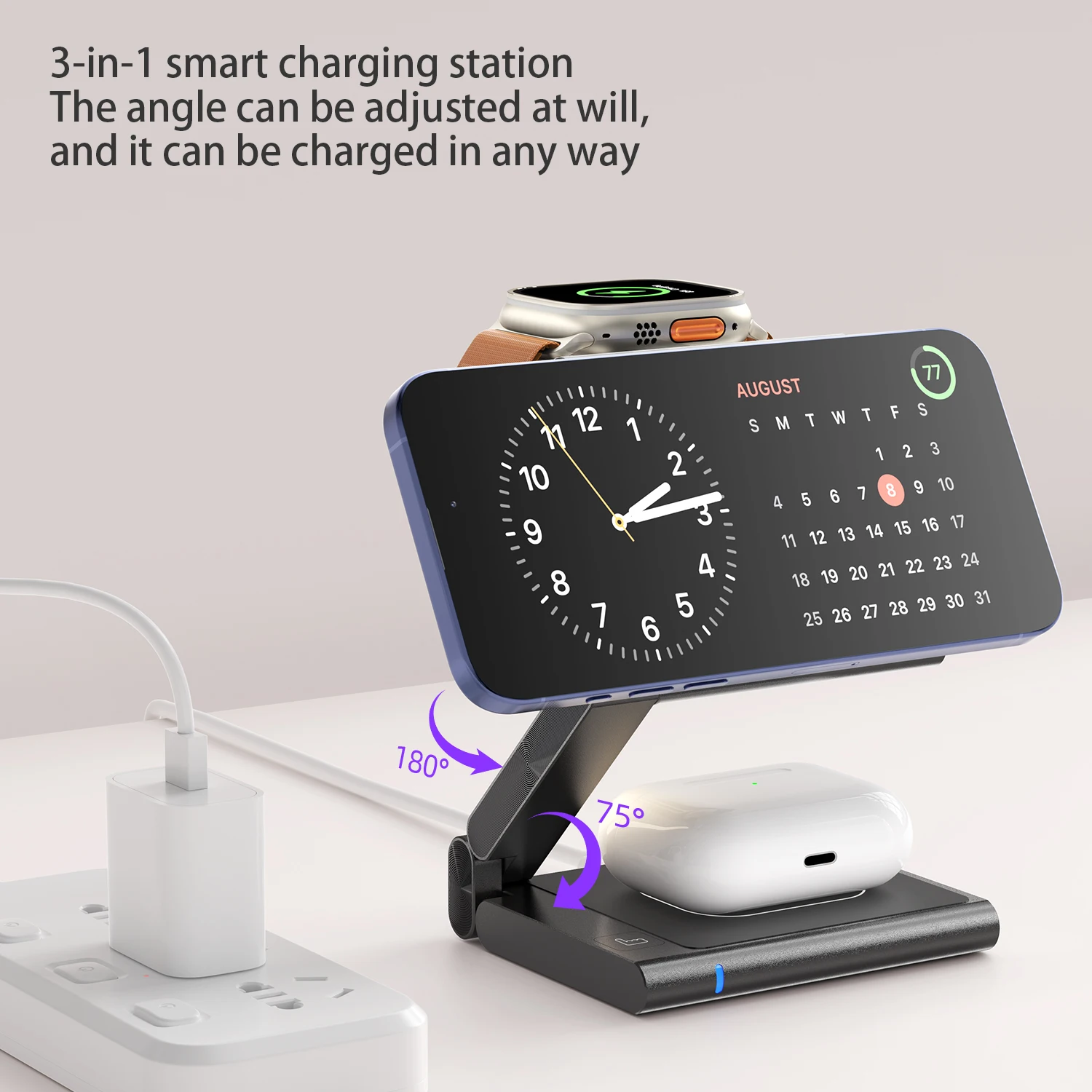 

3-in-1 Wireless charger Source Factory 25W wireless charger for Apple