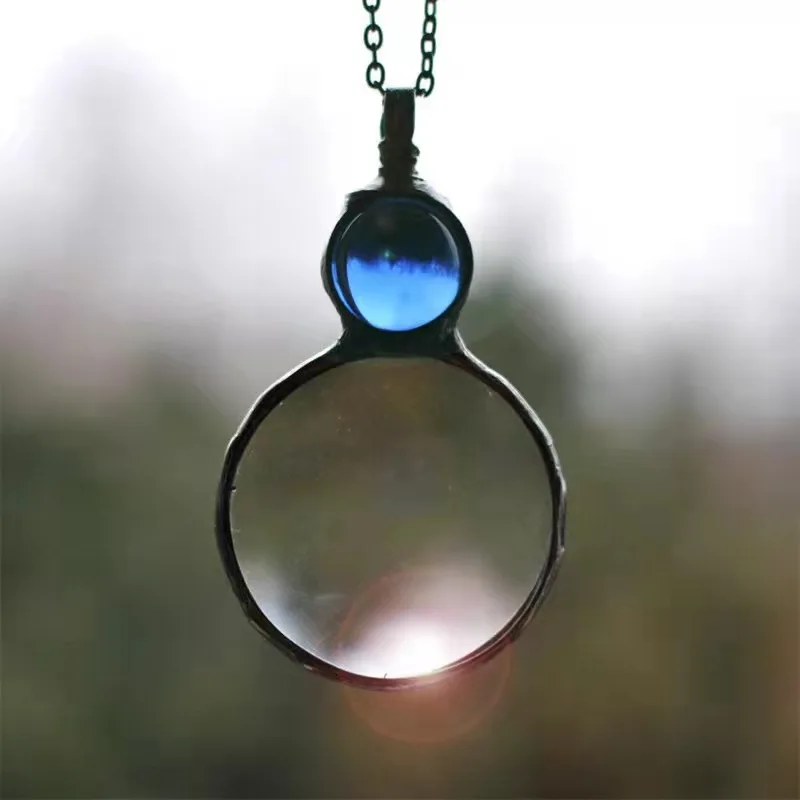 New Fashionable and Unique Necklace, Female Magnifier, Classic Design Pendant Jewelry