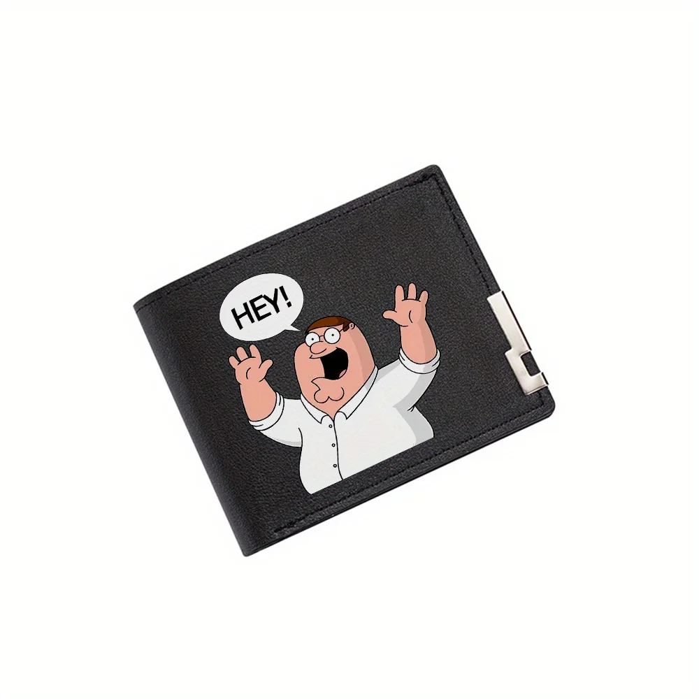 

Питер Гриффин, размахивание речи, пузырь, Эй, мужской кошелек с принтом, простой современный стильный деловой кошелек для отца, бойфренда, Christma