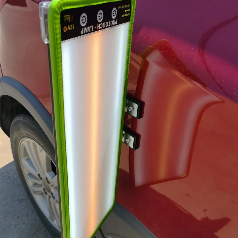 Car dent repair tool, magnet battery leveling lamp stepless dimming pit hail pit LED detection