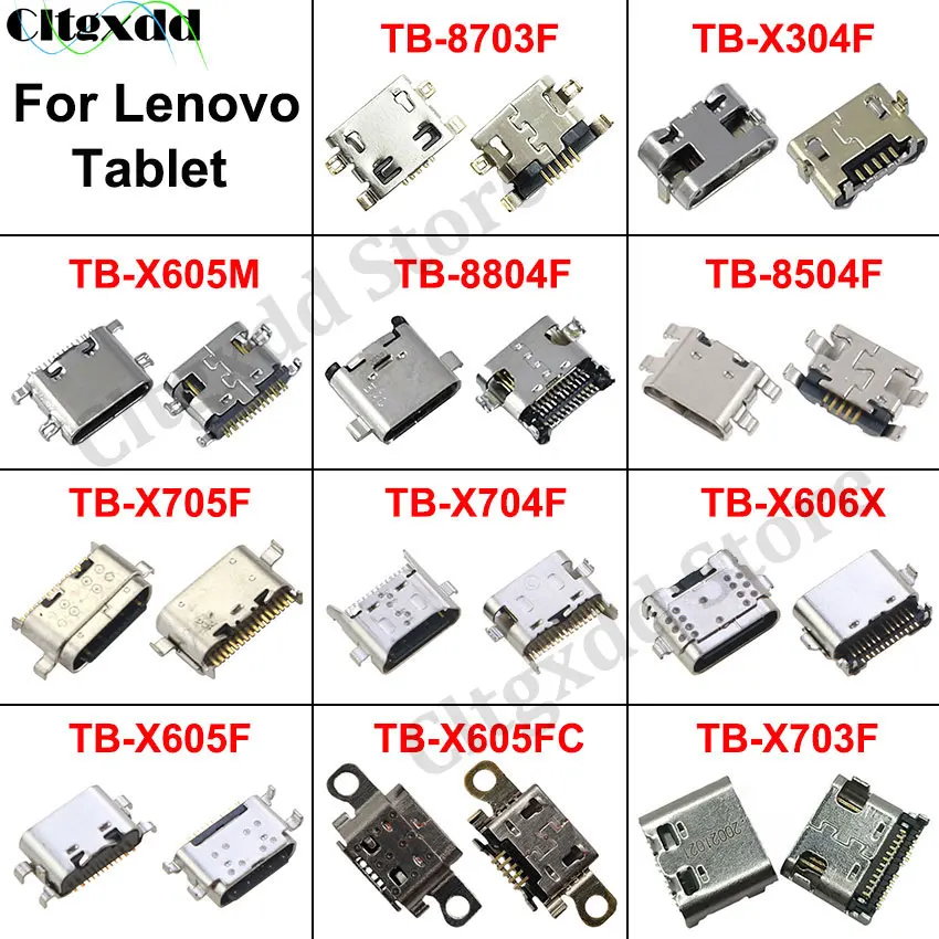 Złącze Micro USB Type-C Jack żeńskie do tabletu Lenovo TB-X605F X605L X606X X703F 8804F X705L 8703F X304F