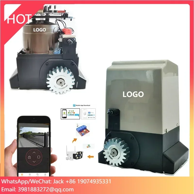 

Support Wireless Remote Control Mobile App Control And Facial Recognition Automatic Security 700Kgs Sliding Garage Door Opener