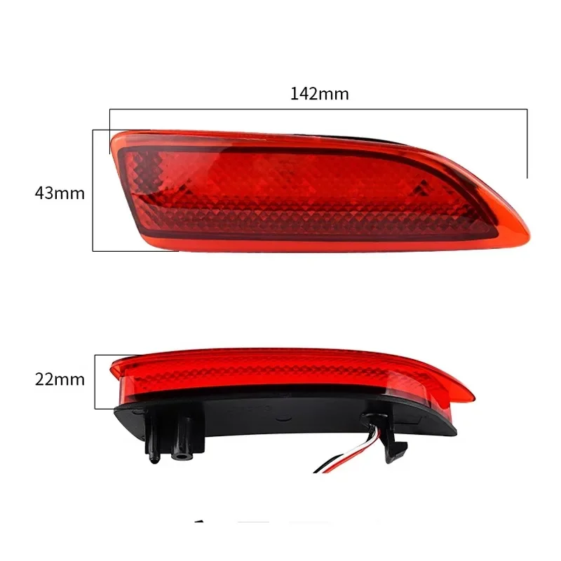 For 2011-2013 Toyota Corolla/Lexus CT200 modified LED rear bumper Lights driving Light brake lamp tail lights