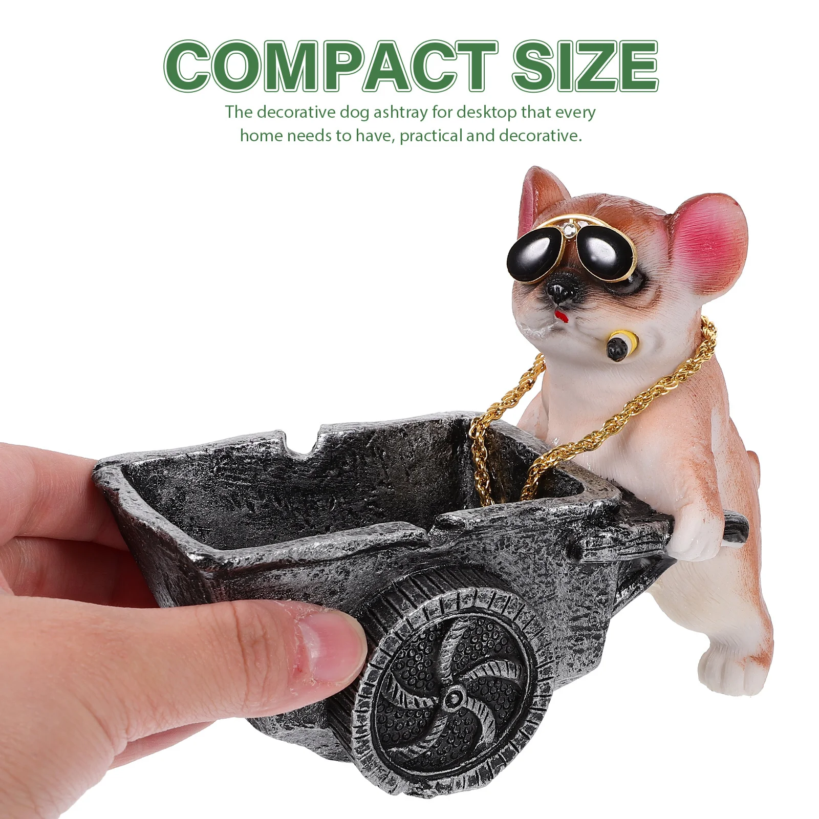 

Fancy Ashtray Cute Ashtrays Car Interior Ornaments Cigarette Dogs Theme Desktop Decoration Decorative