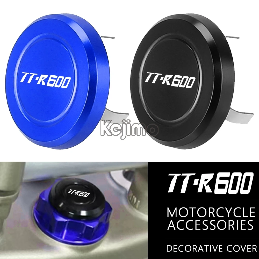 

For Yamaha TTR600 TTR 600 Motorcycle Accessories CNC Aluminum HandleBar Stem Shaft Decorative cover Steering Stem Nut Cap TTR00