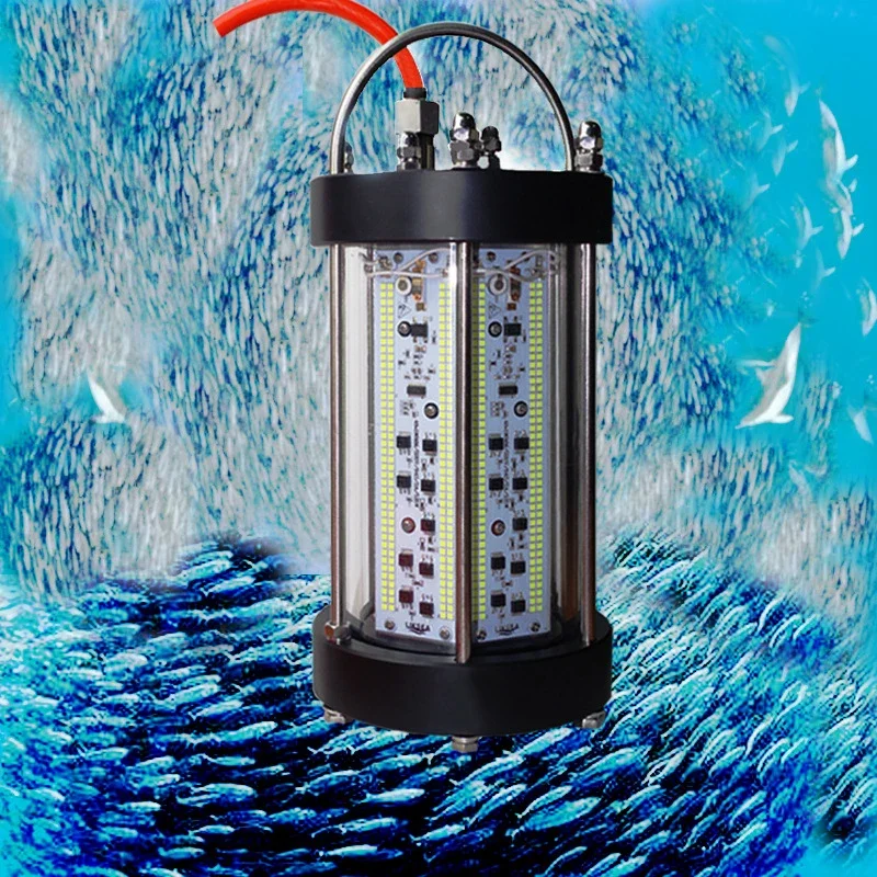 Underwater Catching Fish Lights Trap Squid Gadus Tuna Octopus Hairtail Lauch Lures Glare Attracting Fishing Lamp