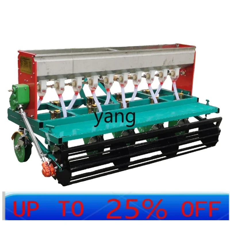 

LTT four-wheel wheat seeder fertilization integrated multi-functional wheat beans upland rice