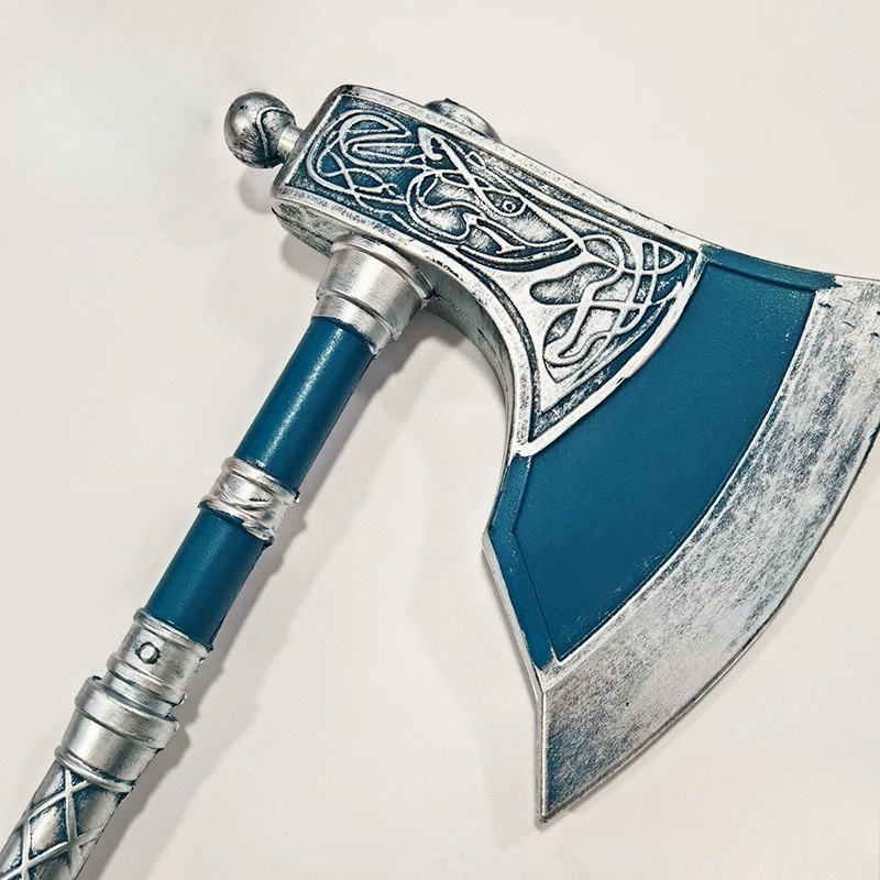 60cm Assassin Game Peripheral Predator Valin's Axe Cosplay Prop Battle Sword Halloween Decorative weapons Toy Rubber Boy Gift
