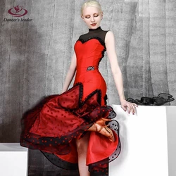 Ballroom Modern Dance Professional Dress High end Customized Fishbone Skirt Chacha Tango Standard Stage Performance Costume