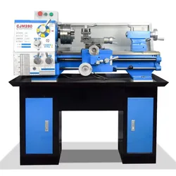 Customized CJM280 metal lathe machine with stand