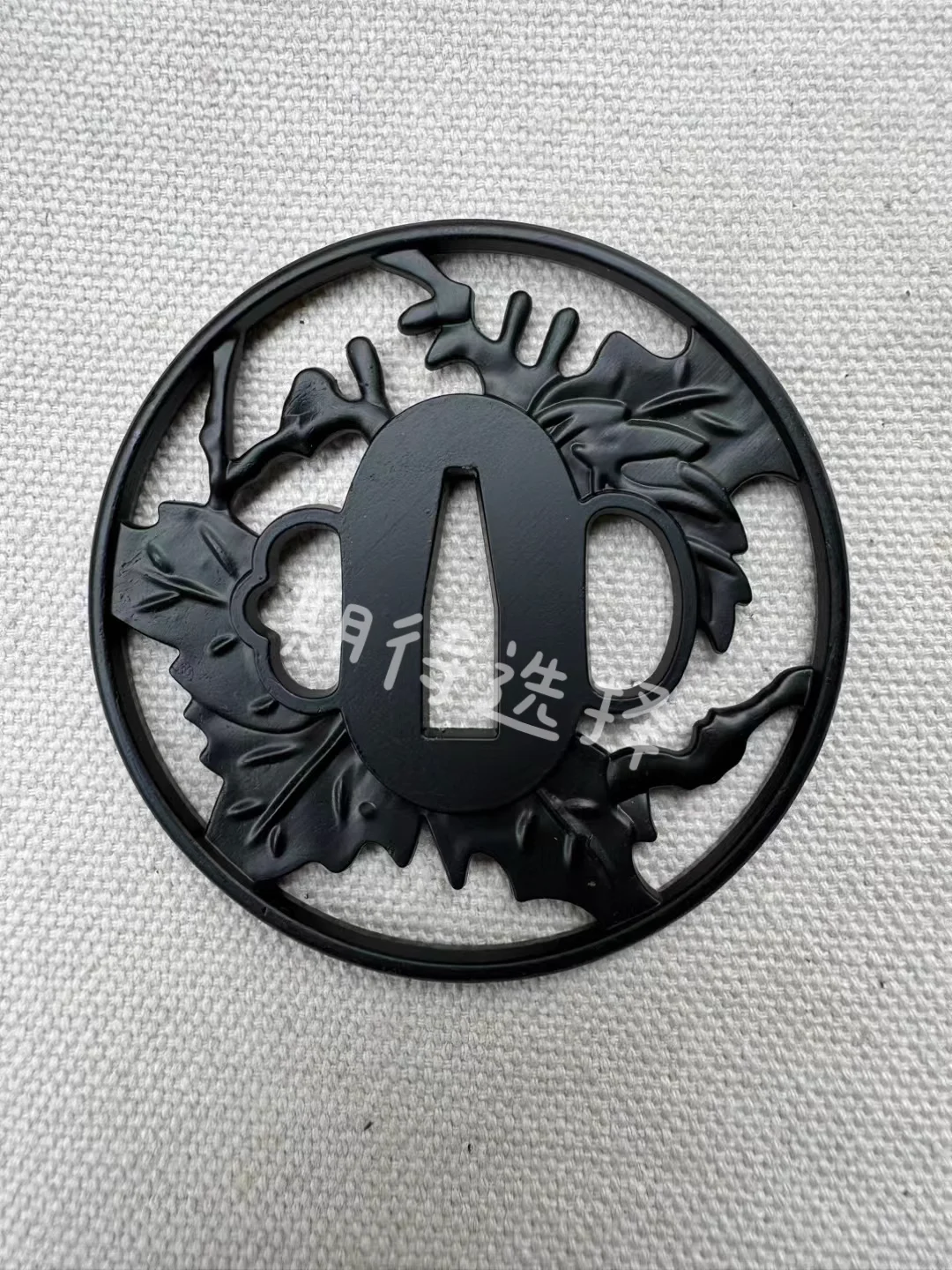 Accesorios para Espadas Katana Japonesas, Disco de Protección de Aleación de Zinc Tsuba para Katana, Tanto, Tachi, Wakizashi, Sable, Calvary, Ninja