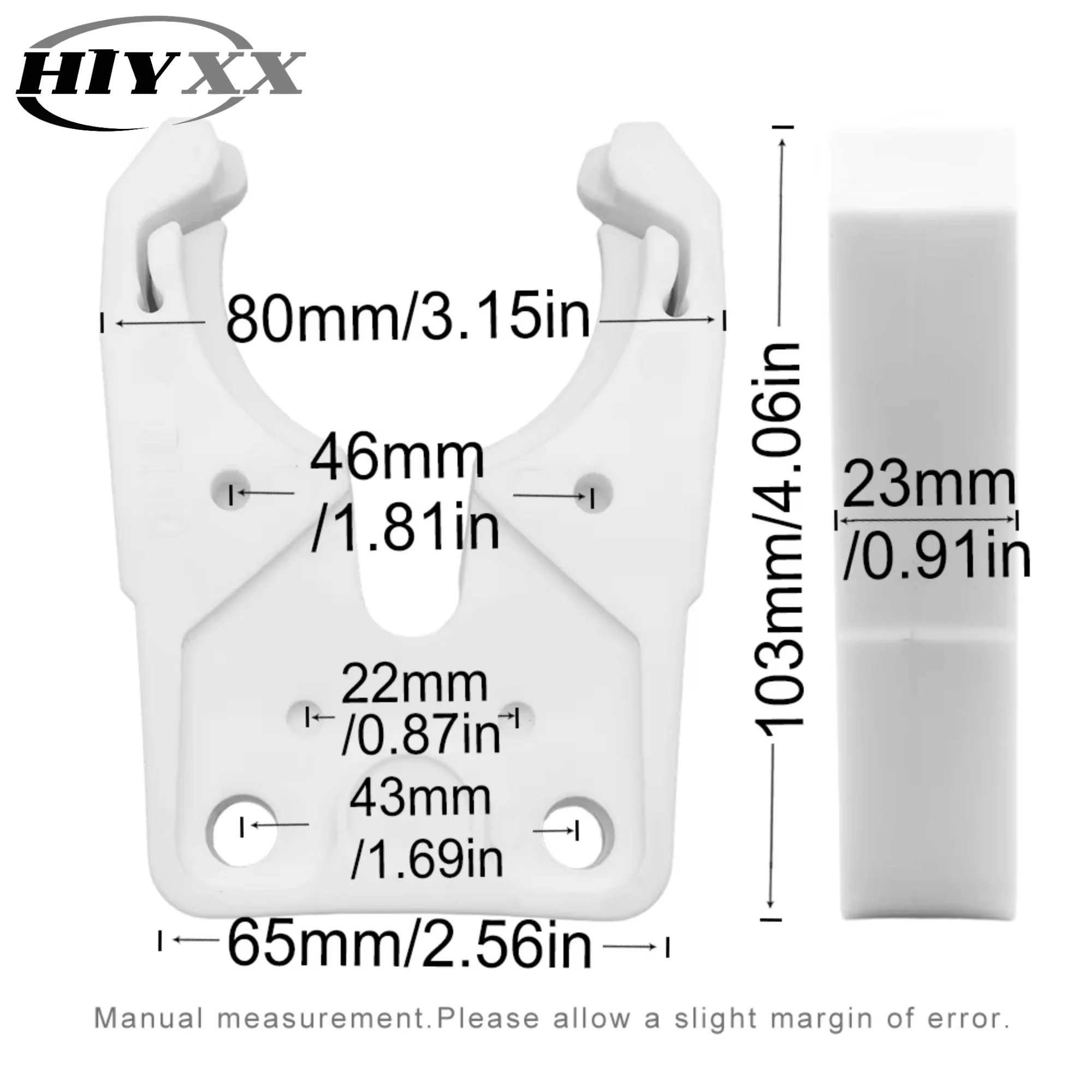 

CNC Tools BT40 Tool Clamp Auto tool changer Thickened Dupon Material BT40 Tool Holder Forks for CNC Machine Spindle Knife Shank