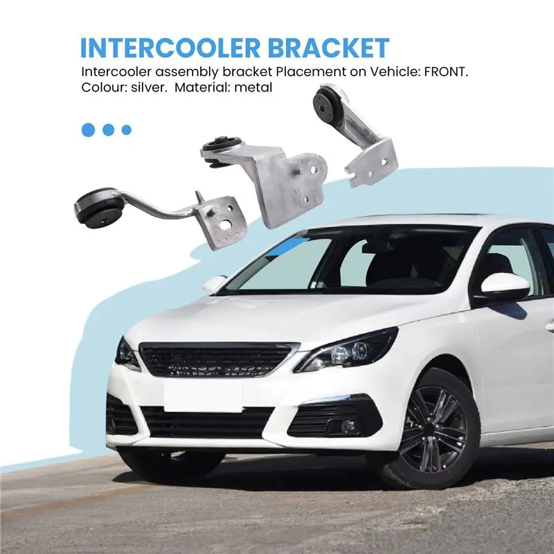 Intercooler Assembly Bracket 9803778980 9803779180 9803778880 For 308 308S 408 4008 1.2THP 1.6THP 1.8THP-AU62