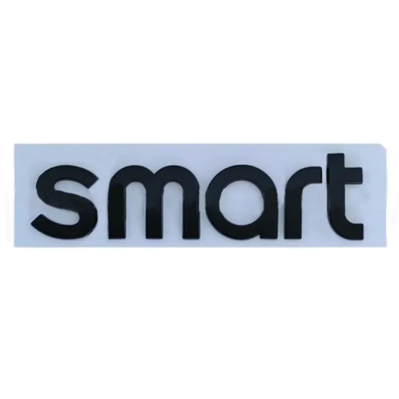 SMART letter logo naklejki samochodowe dla Mercedes-Benz SMART head akcesoria do modyfikacji przednią i tylną pokrywę tylną naklejki dekoracyjne