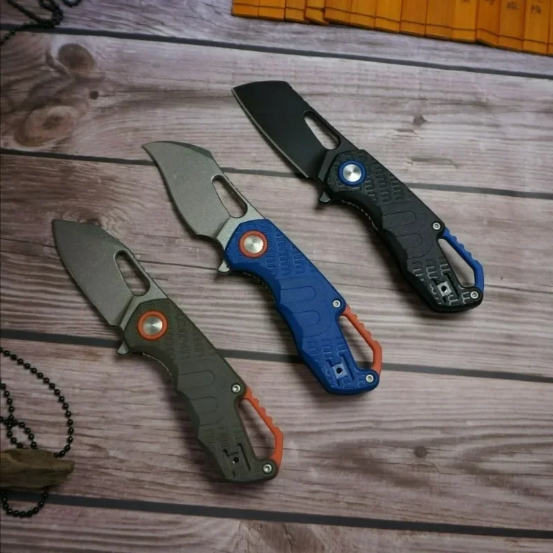 

MKM-F0332 High Hardness Hunting EDC Pocket Knife 8cr13 Blade Wild Survival Camping Folding Knife Mini Microtech Edc Hand Tools