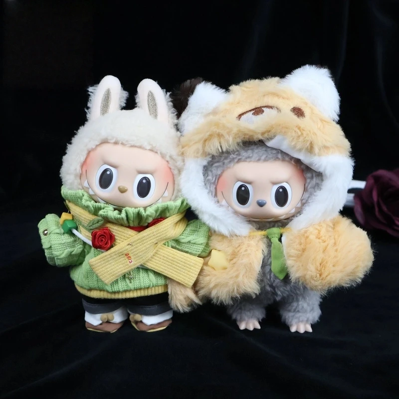 

For Labubu Clothes V1 V2 V3 General Generation Duyi Wuer Little Prince Fox Vinyl Blind Box Clothes