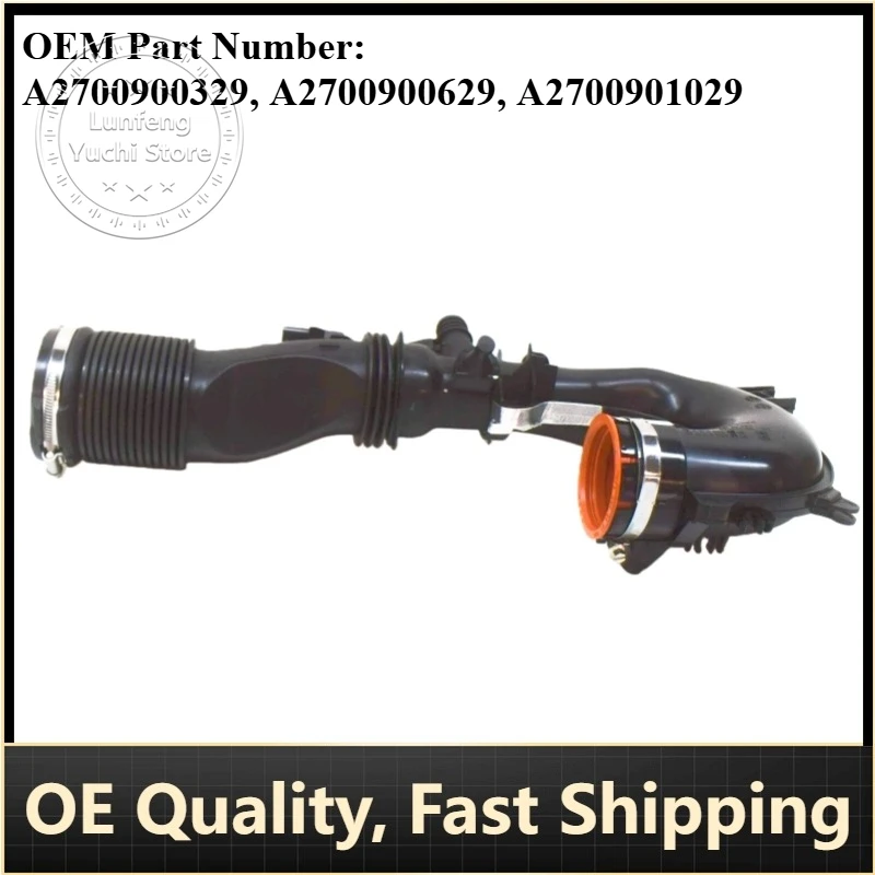 

P/N: A2700900329, A2700900629, A2700901029 - Intake Hose for Mercedes-Benz W176, W117, CLA-Class, GLA-Class, A-Class, B-Class