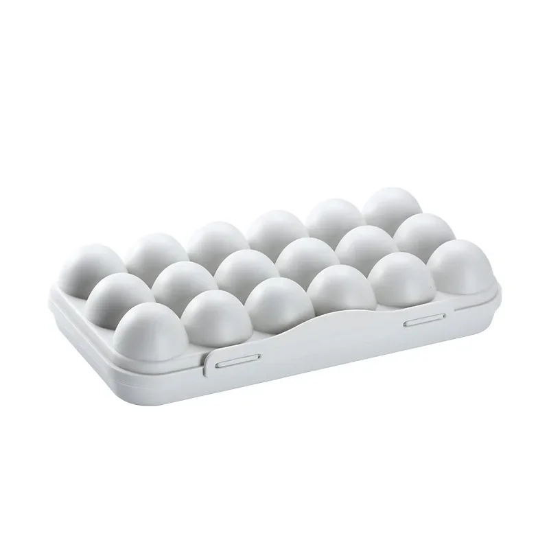 12 Seats Plastic Eggs Holder Plastic Anti-collision Storage Box Tray Container Household Kitchen Eggs Organizer Supplies