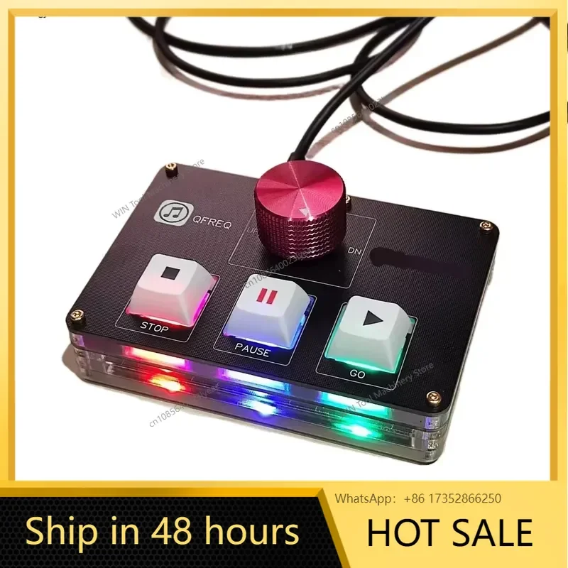 Type-C USB MIDI Media Controller Support QLAB Hirender P1 SSP Custom Software Stage Show Trigger Control Device