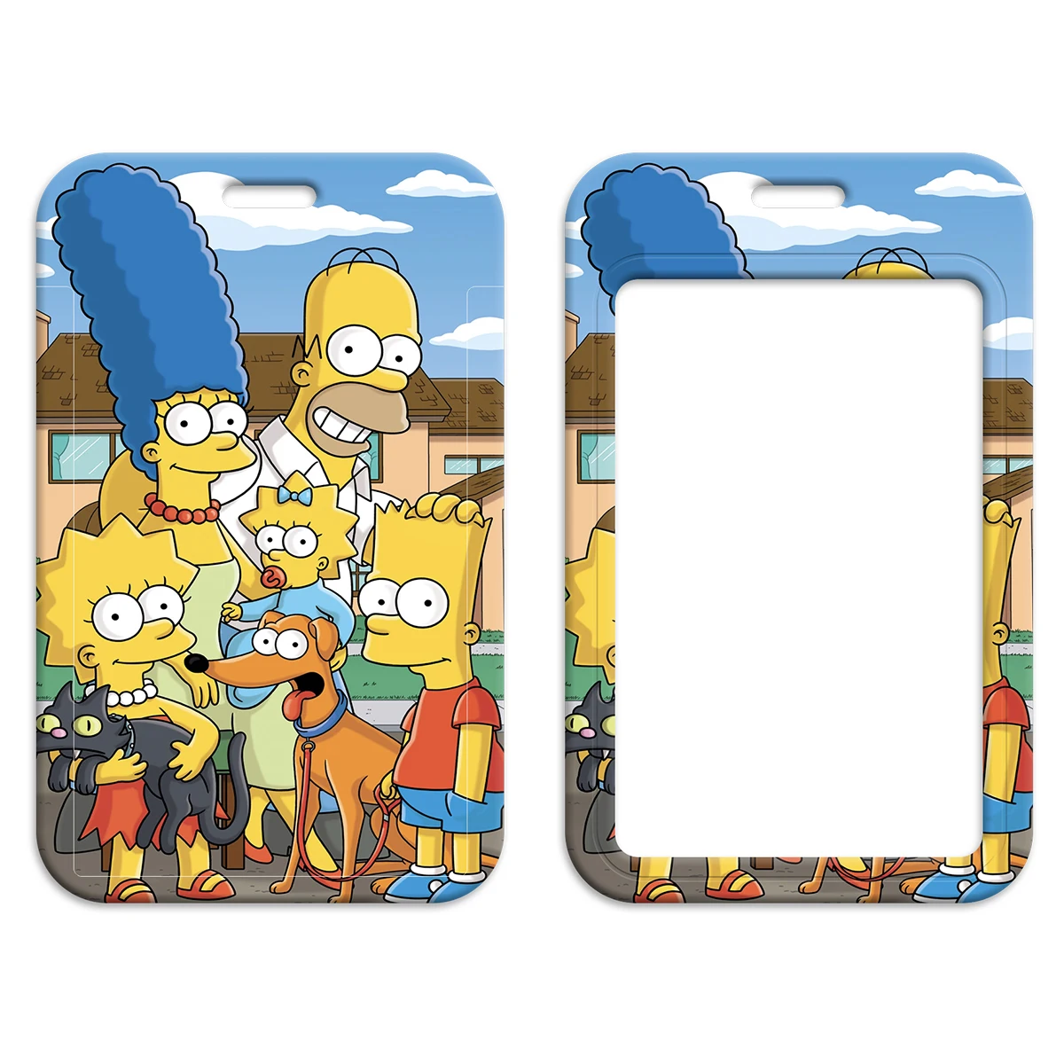 Cartoon Characters Credential Holder Comedy Neck Strap Lanyards for Key ID Card Gym USB Badge Holder Keyring Accessories