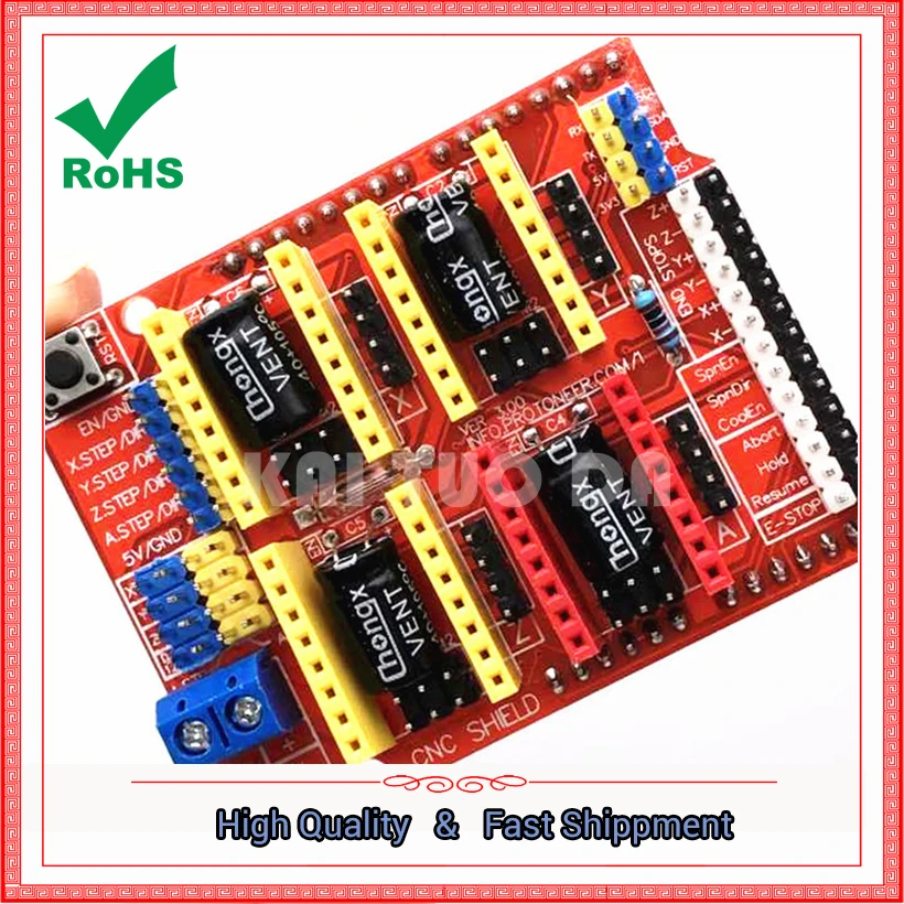 Cnc Shield V3 Engraving Machine Expansion Board 3D Printer A4988 Driver Board Module