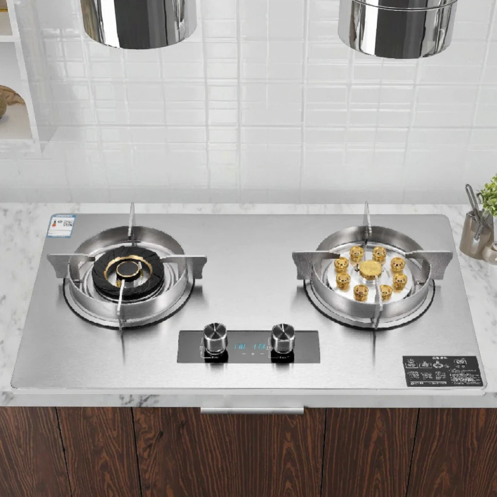 เตาแก๊สอัจฉริยะแบบฝังในโต๊ะ 2 หัวเตา สำหรับครัวเรือน รุ่นที่ดีที่สุด