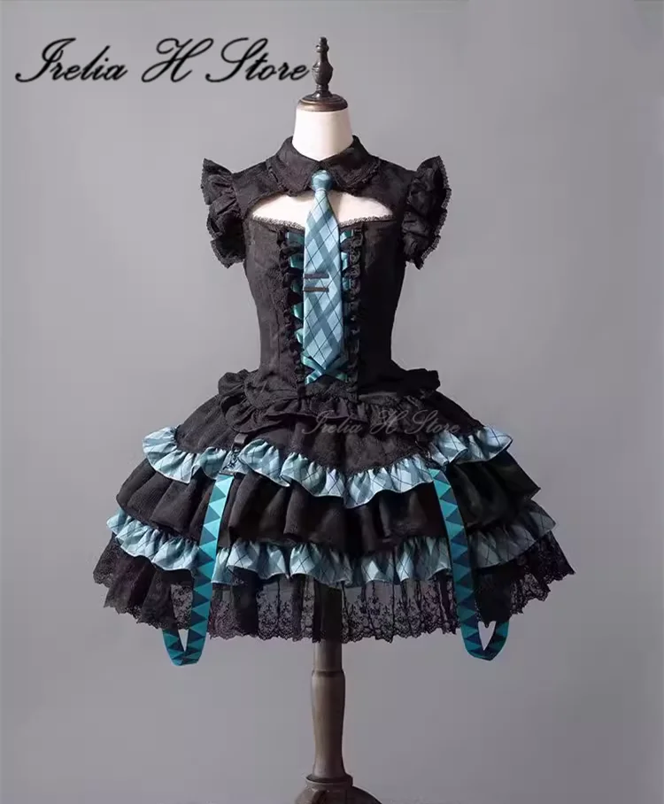 Irelia H Mi Formula 여성 고딕 로리타 원피스 코스프레 코스튬, 할로윈 파티 원피스