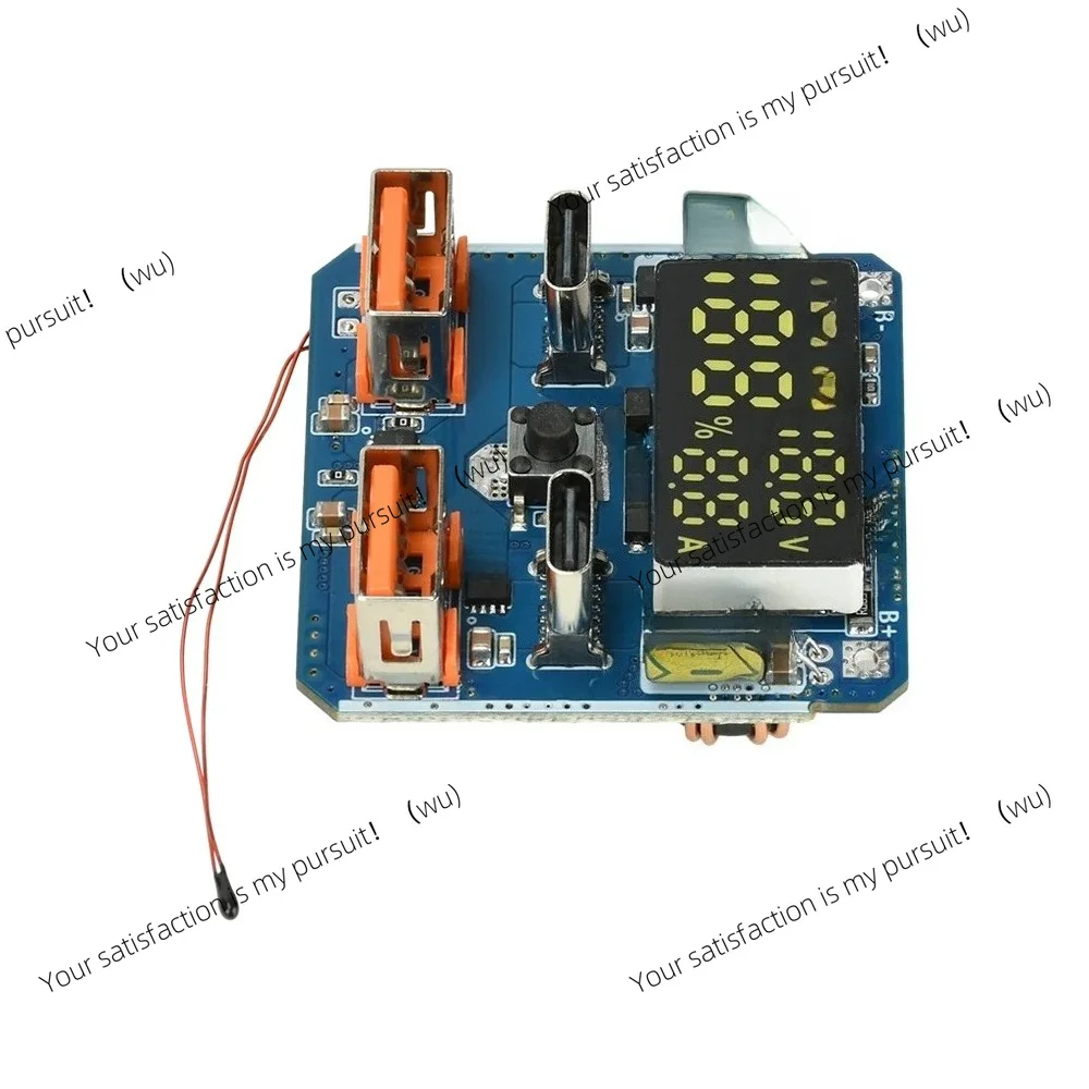 for 100W Charge/Discharge Board Bidirectional Fast Charging Buck-Boost Module LED Digital Current Voltage Battery Display